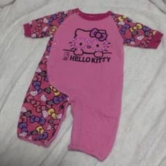 ハローキティ ロンパース 赤.ピンク 50-70cm ベビー 赤ちゃん - メルカリ