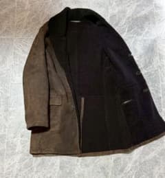 E-LJ ENZO LEATHER JEWELS レザー ムートンコート 46 - メルカリ