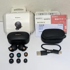 ほぼ未使用 保証書・ケース付き】 SONY wf-1000xm4 ブラック黒色