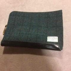 ゆんま様専用 Harris tweed セカンドバッグのサムネイル
