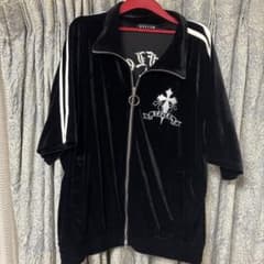 REFLEM（レフレム）クロス刺繍ベロアトラックジャージ【上着のみ