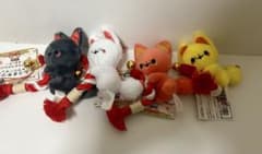 【新品】かみさまキツネとサラリーマン ぬいぐるみマスコット おまいり 全種セット