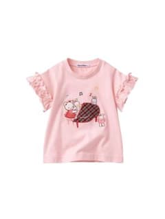 【ゆー】【新品タグ付き】完売品　ファミリア　いちごピンクロンT ゆー】【新品タグ付き】完売品 ファミリア いちごピンクロンT T