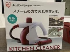 アイリスオーヤマ キッチンクリーナー スチーム ホワイト/レッド STM-30…のサムネイル