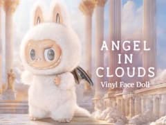 THE MONSTERS ANGEL IN CLOUDS pop mart正規品 THE MONSTERS - ANGEL IN CLOUDS Vinyl Face Doll - POP MART