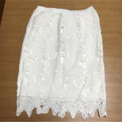 花柄総レーススカートのサムネイル
