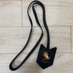 Maison Kitsune メゾンキツネ キーホルダー レザーネックストラップ