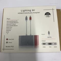 iPhone/iPod HDMI & VGA & Audio Adapter