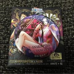 ONE PIECE 輩缶バッジ PINK&GOLD ワンピース ハンコックのサムネイル