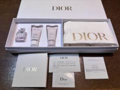 Miss Dior ボディミルク、ハンドクリーム、香水の巾着袋付トライアル 