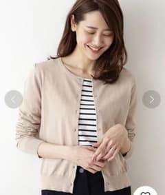 NATURAL BEAUTY BASIC ファインハイゲージ　ニットカーデのサムネイル