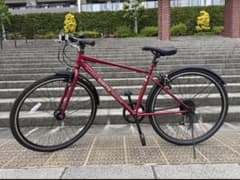 GIOTTO クロスバイク ワインレッド 自転車 GIOTTO クロスバイク ワインレッド 自転車 - メルカリ