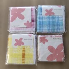 タオルハンカチ 4枚セットのサムネイル