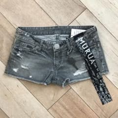 デニムショートパンツ 24インチのサムネイル