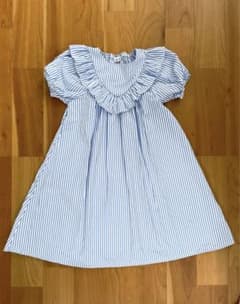ストライプワンピース　120cm  試着のみのサムネイル