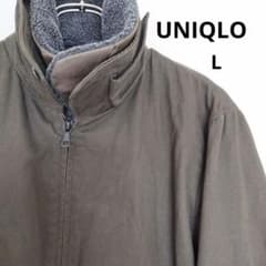UNIQLOユニクロメンズ ブルゾン ジャケット カーキ色季節到来前にのサムネイル