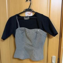 andmary Nancy check set tops - メルカリ
