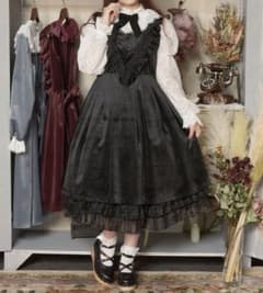 axes femme kawaii ベロアジャンパースカートのサムネイル