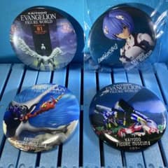 エヴァンゲリオン 缶バッジ 海洋堂 ミュージアム 限定 4種 カヲル レイ 