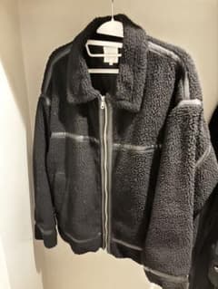 BEAMS ボアジャケット ブラック メンズのサムネイル
