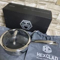 HEXCLADヘックスクラッド ハイブリッド 蓋付き鍋（1.9L）18cm 美品 