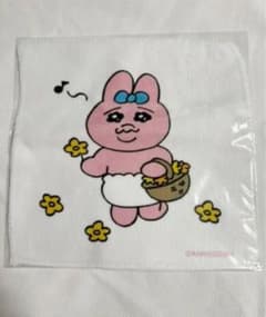 おぱんちゅうさぎ　ハンカチ①のサムネイル