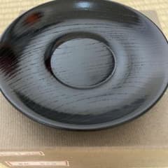 黒漆　茶托　5枚セットのサムネイル