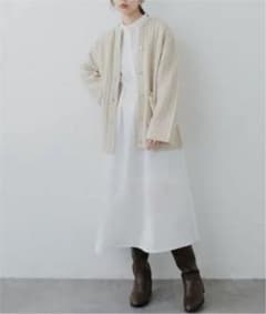 【専用です】natural couture  袖タックデザインデニムワンピースのサムネイル
