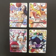 ワンピースカード ラウンドワン ナミ ロビン チョッパー ジンベエ