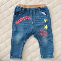 ベビードール デニムパンツ　90のサムネイル