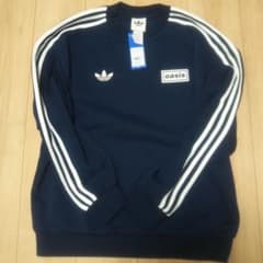 ADIDAS×OASIS オーバーサイズ クルーネックスウェット【Mサイズ新品】 adidas Originals × Oasis ツアー オーバーサイズ クルーネック