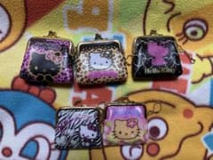 サンリオ ハローキティ PVCがま口ポーチ 【5点コンプリートセット】