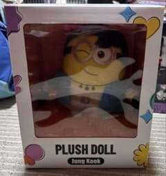 BTS dm4 미니언즈 PLUSH DOLL JUNGKOOK