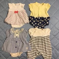 ロンパース 60 70女の子のサムネイル