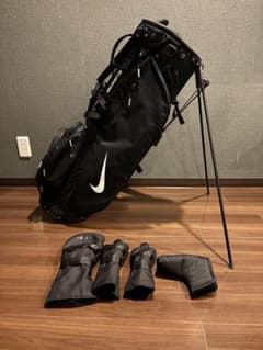 Nike スタンドキャディバッグ　ゴルフバッグ　ヘッドカバーセット　ナイキ Nike スタンドキャディバッグ ゴルフバッグ ヘッドカバーセット ナイキ