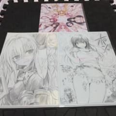 とらぶる　to loveる　ダークネス　古手川　唯　矢吹　クリアファイル　原画展 とらぶる to loveる ダークネス 古手川 唯 矢吹 クリアファイル 原画展