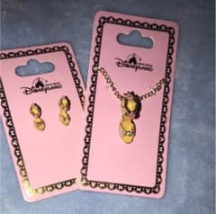 ちいさんの取り置きです。ディズニー★ネックレス＆ピアス★美女と野獣のサムネイル