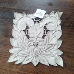 Chikazawa Lace Shop 100% Linen Lace Doily