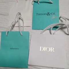 Tiffany & Co. Dior ショップ袋 4枚セット小さめサイズ - メルカリ