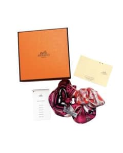 HERMES エルメス シルク シュシュ ピンク系 - メルカリ