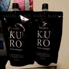 VALANROSE KURO クリームシャンプー ナチュラルブラック 400✖2 - メルカリ