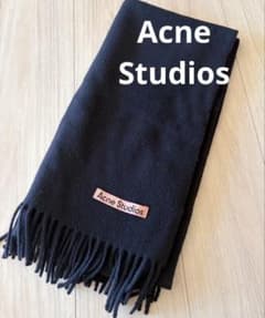 Acne Studios アクネ ストゥディオズ フリンジマフラー ブラック