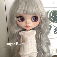アイシードールカスタム❤︎ツヤ無し薄グレー❤︎ふわっふわ♡ アイシードールカスタム❤︎薄グレー❤︎ - メルカリ