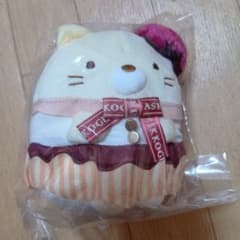 스미코구라시 고양이 모아 봉제인형 리본 신품