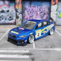 トミカ改造 スバル WRX ラリー☆深リムa ☆ホットウィール - メルカリ