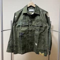 MIYAGIHIDETAKA ミヤギヒデタカ Military Shirt S MIYAGIHIDETAKA ミヤギヒデタカ Military Shirt S MIYAGI HIDETAKA 再