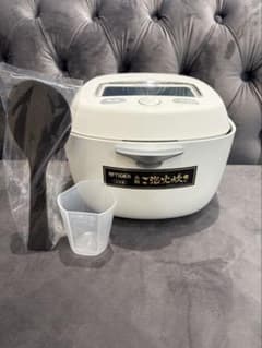 タイガー魔法瓶 土鍋ご泡火炊き JRX-G060アイボリー - メルカリ