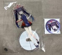 ブルアカ 横浜 (눈_눈) フウカ ジャンボアクスタ グリッター缶バッジ