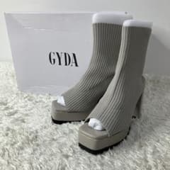 未使用級✨ジェイダ オープンリブニットタンクソールブーツ 厚底 M