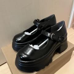 Kastane 黒 メリージェーン 厚底シューズのサムネイル